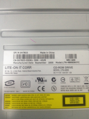 Dell戴尔台式机 Optiplex GX620 不小心把量角器卡到光驱里了,托盘也进不去了,该怎